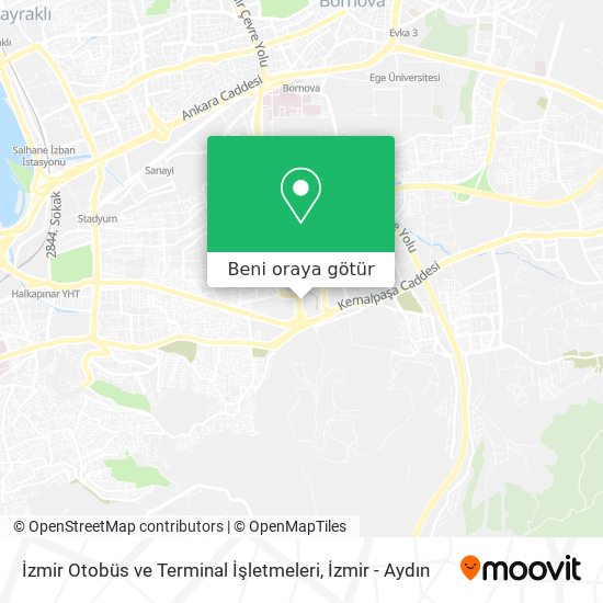 İzmir Otobüs ve Terminal İşletmeleri harita