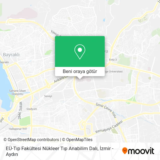 EÜ-Tıp Fakültesi Nükleer Tıp Anabilim Dalı harita