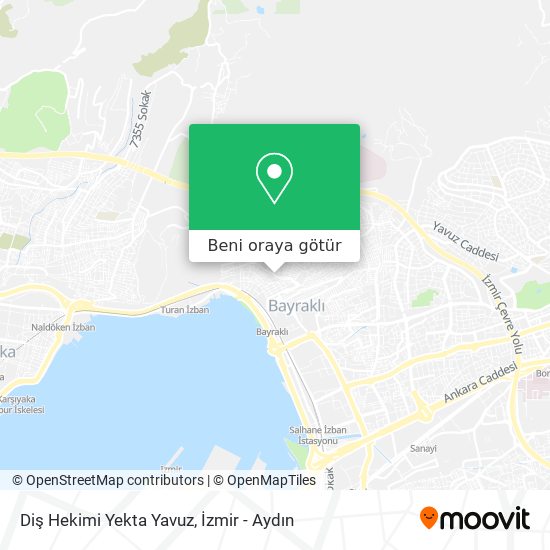 Diş Hekimi Yekta Yavuz harita