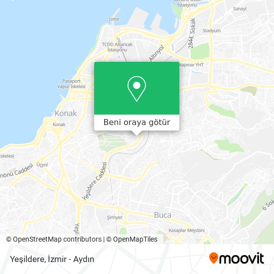 Yeşildere harita