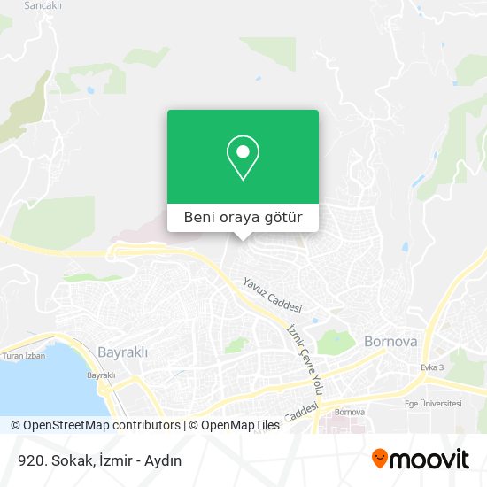 920. Sokak harita
