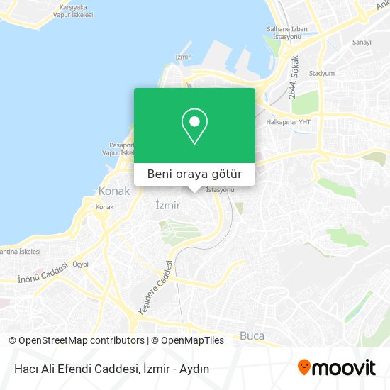 Hacı Ali Efendi Caddesi harita