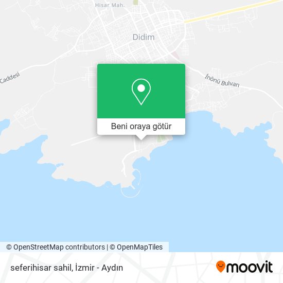 seferihisar sahil harita
