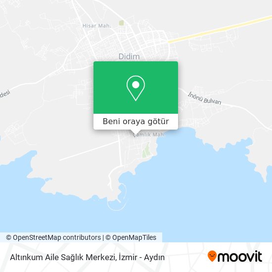 Altınkum Aile Sağlık Merkezi harita