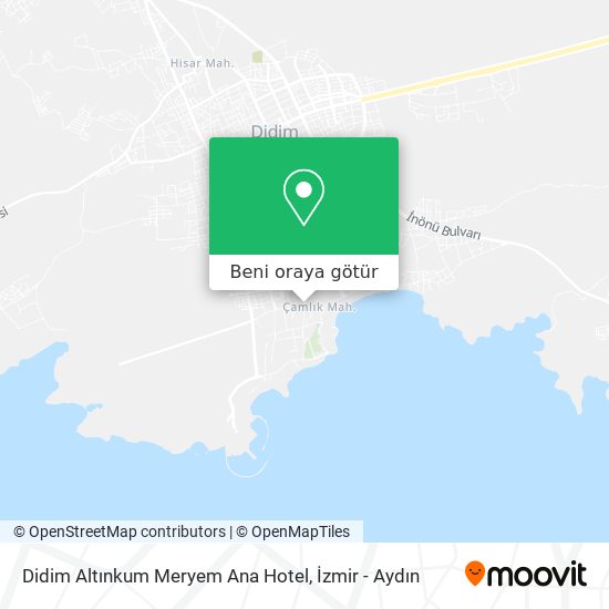 Didim Altınkum Meryem Ana Hotel harita