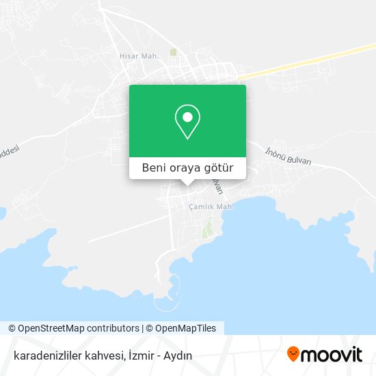 karadenizliler kahvesi harita