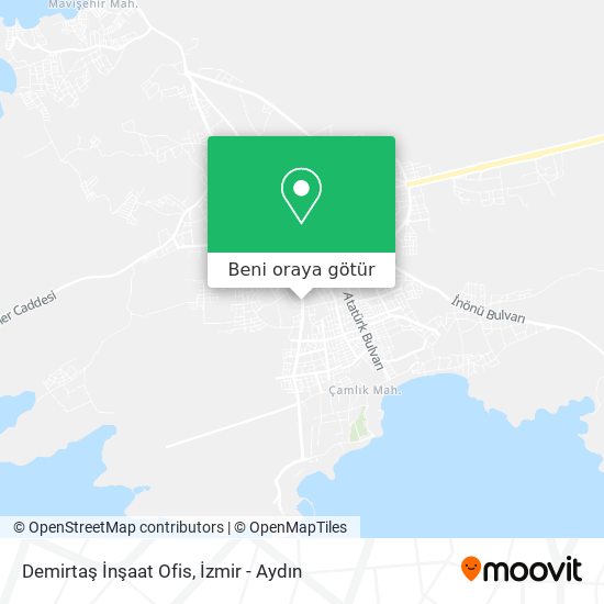 Demirtaş İnşaat Ofis harita