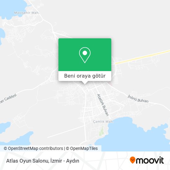Atlas Oyun Salonu harita