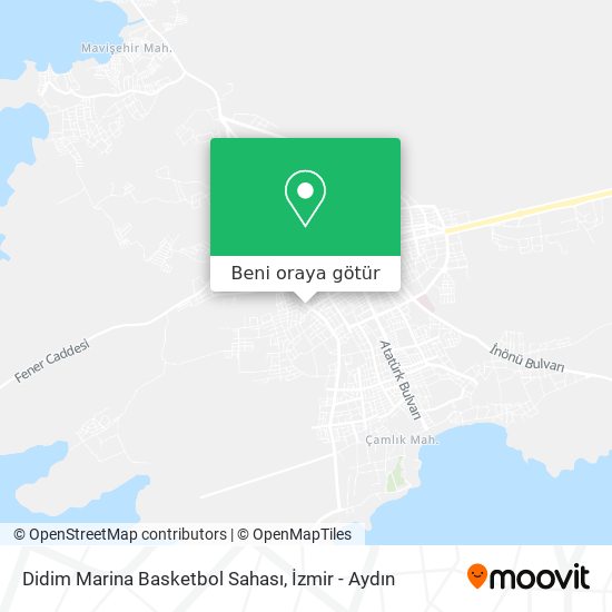 Didim Marina Basketbol Sahası harita