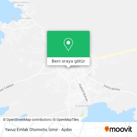 Yavuz Emlak Otomotiv harita
