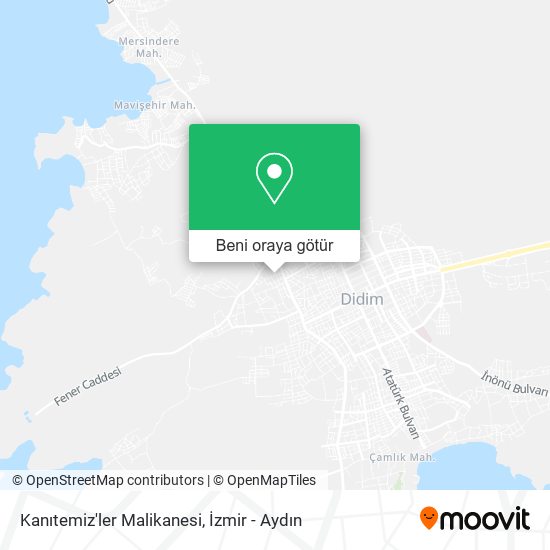 Kanıtemiz'ler Malikanesi harita