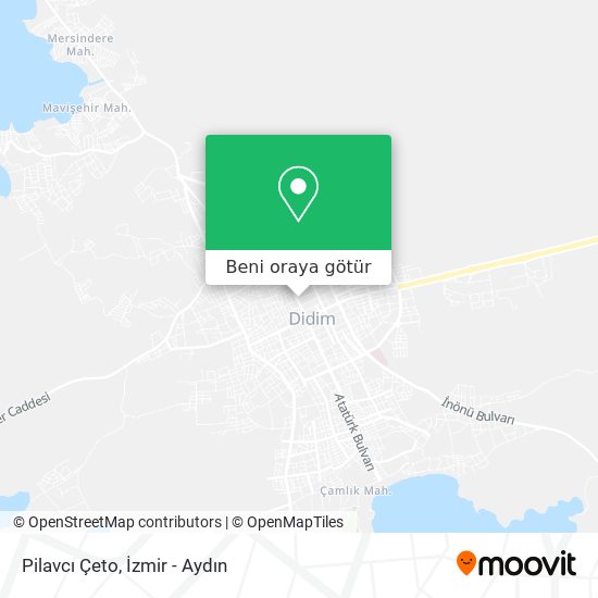Pilavcı Çeto harita