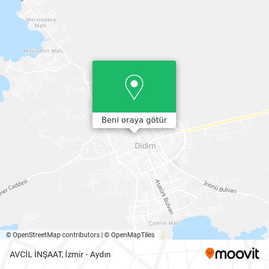 AVCİL  İNŞAAT harita