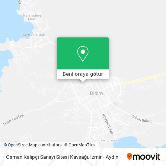 Osman Kalıpçı Sanayi Sitesi Kavşağı harita