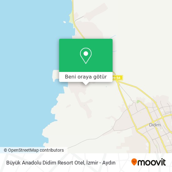 Büyük Anadolu Didim Resort Otel harita