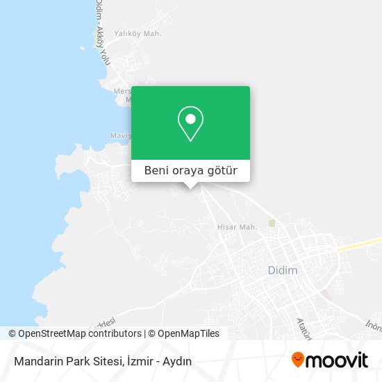 Mandarin Park Sitesi harita