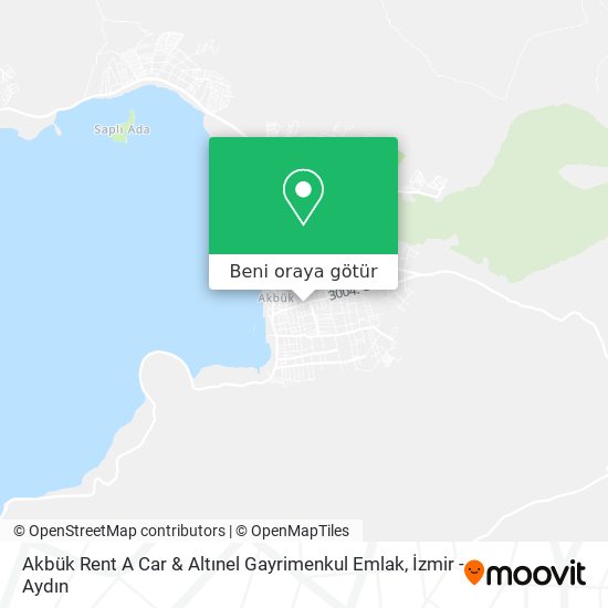 Akbük Rent A Car & Altınel Gayrimenkul Emlak harita
