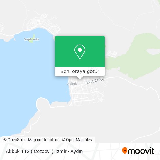 Akbük 112 ( Cezaevi ) harita