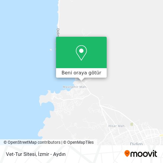 Vet-Tur Sitesi harita