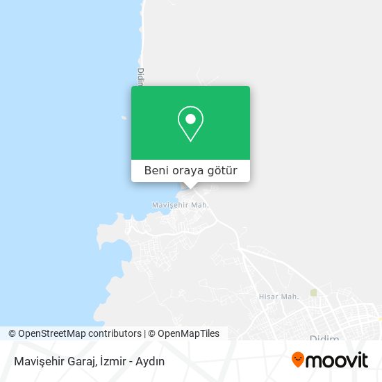 Mavişehir Garaj harita