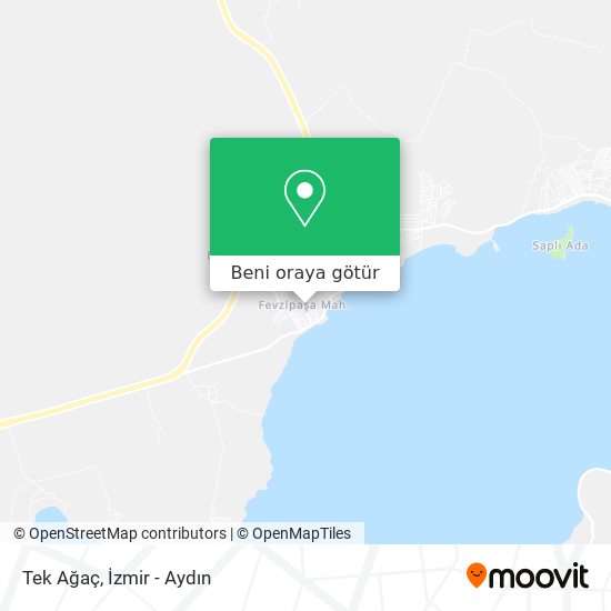 Tek Ağaç harita