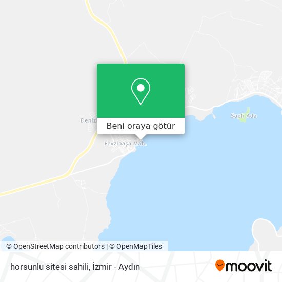 horsunlu sitesi sahili harita