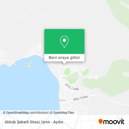 Akbük Şekerli Sitesi harita