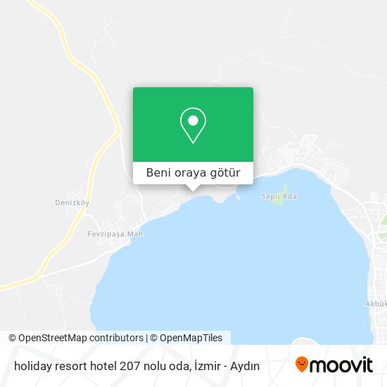 holiday resort hotel 207 nolu oda harita
