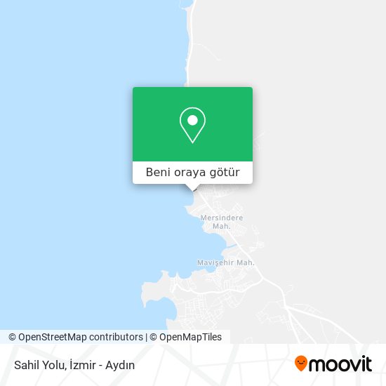 Sahil Yolu harita