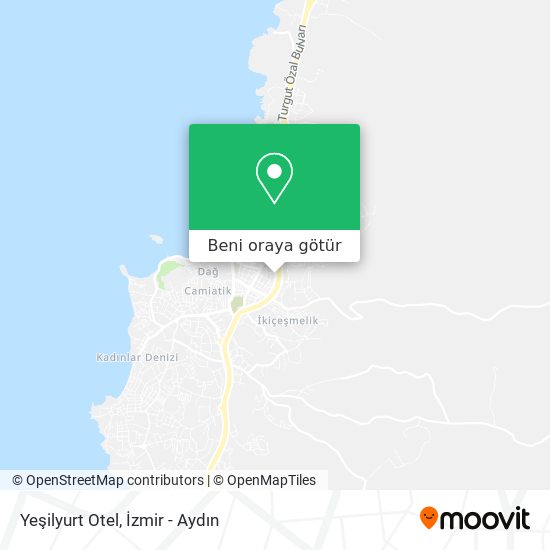 Yeşilyurt Otel harita