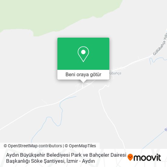 Aydın Büyükşehir Belediyesi Park ve Bahçeler Dairesi Başkanlığı Söke Şantiyesi harita