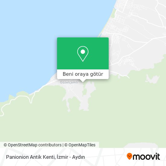 Panionion Antik Kenti harita