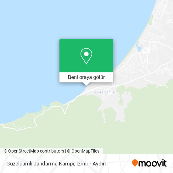 Güzelçamlı Jandarma Kampı harita