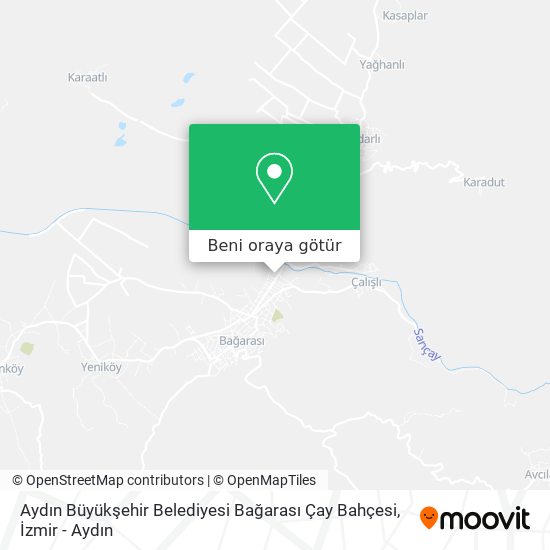 Aydın Büyükşehir Belediyesi Bağarası Çay Bahçesi harita