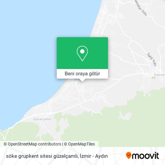 söke grupkent sitesi güzelçamlı harita