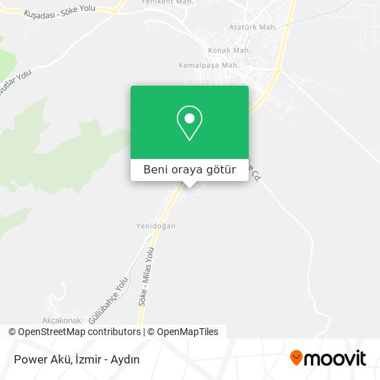 Power Akü harita