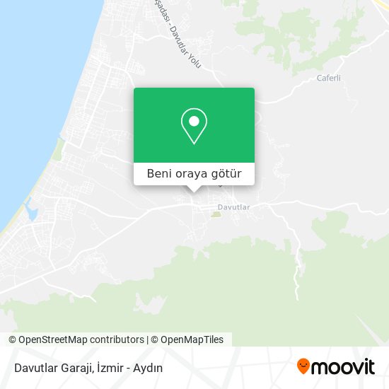 Davutlar Garaji harita