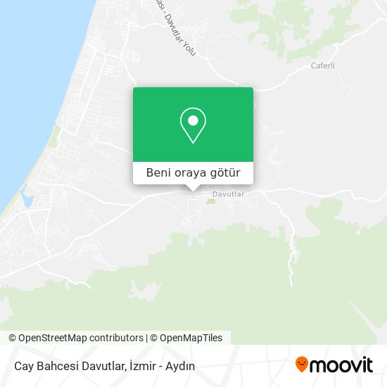 Cay Bahcesi Davutlar harita