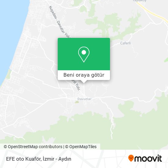 EFE oto Kuaför harita