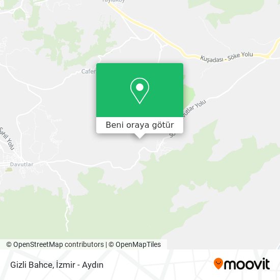 Gizli Bahce harita