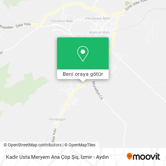 Kadir Usta Meryem Ana Çöp Şiş harita