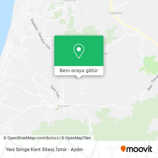 Yeni Simge Kent Sitesi harita