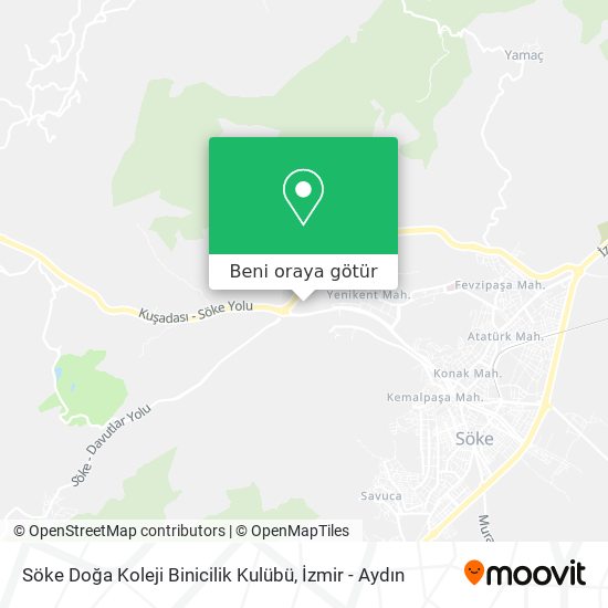 Söke Doğa Koleji Binicilik Kulübü harita