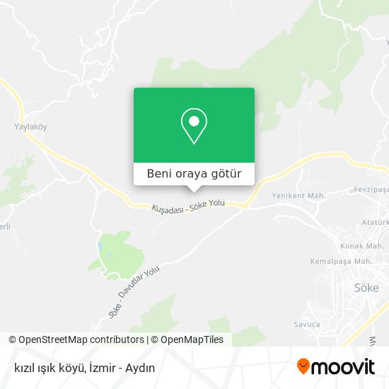 kızıl ışık köyü harita