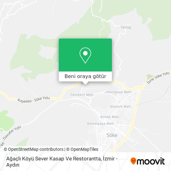 Ağaçlı Köyü Sever Kasap Ve Restorantta harita