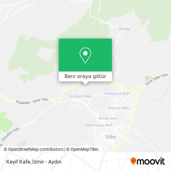 Keyif Kafe harita