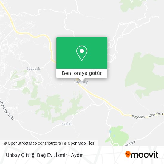 Ünbay Çiftliği Bağ Evi harita
