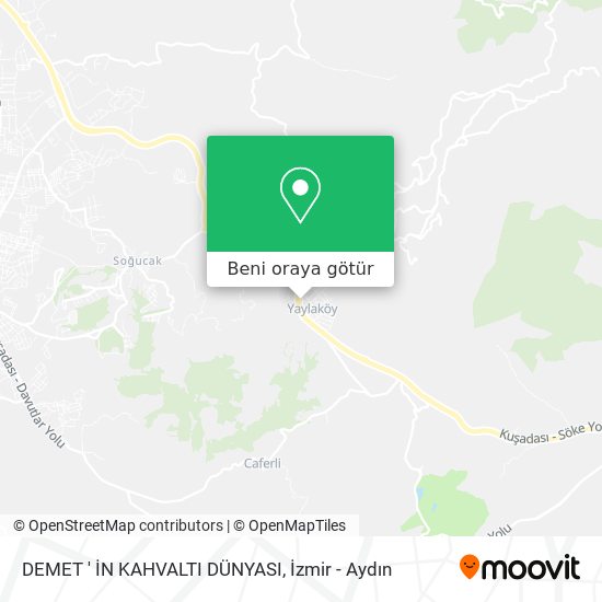 DEMET ' İN KAHVALTI DÜNYASI harita