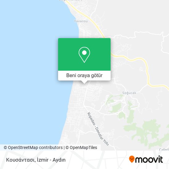 Κουσάντασι harita