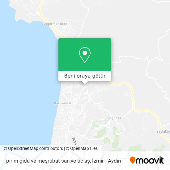 pirim gıda ve meşrubat san.ve tic aş harita